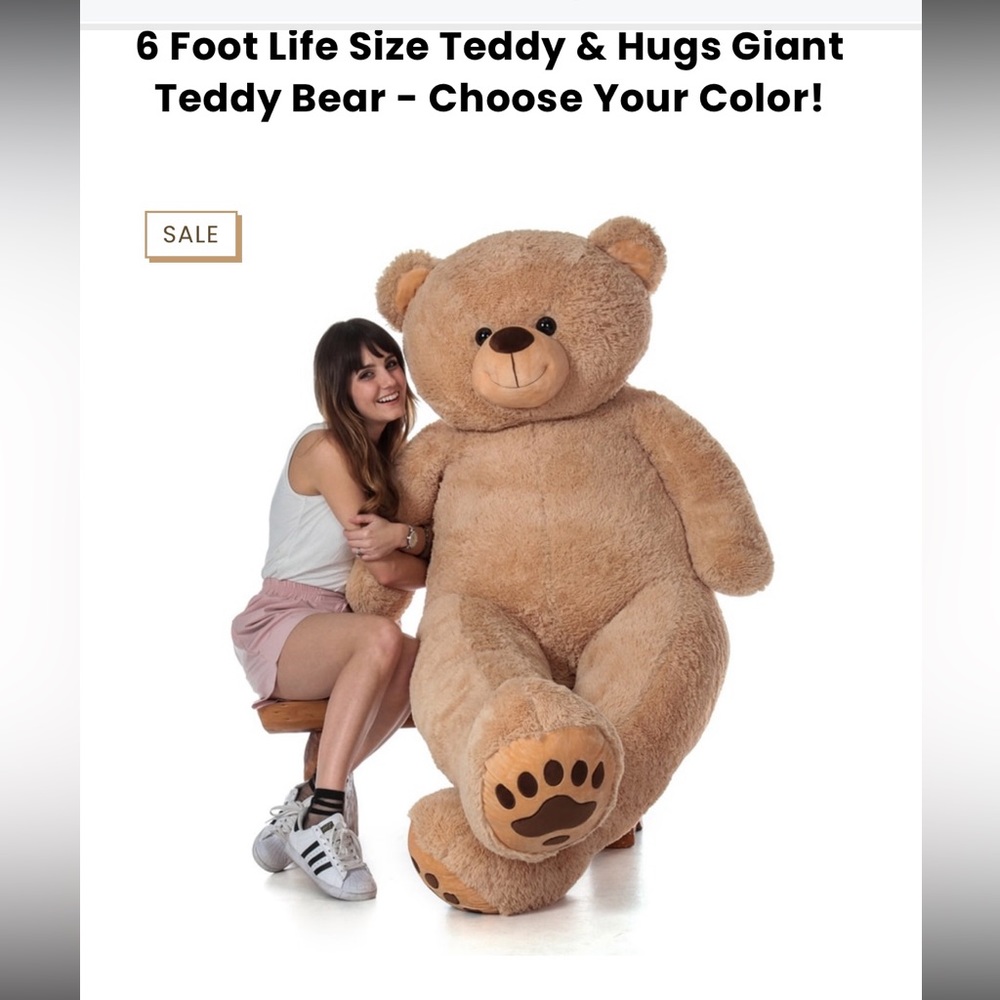 Giant teddy bear